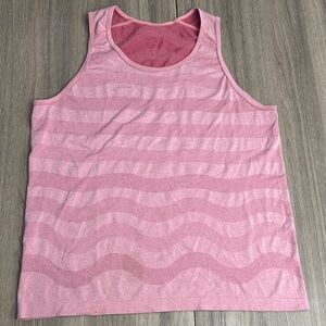 Lululemon Men’s Vent Tech Tank Top XL Sleeveless Gym Workout Pink EUC